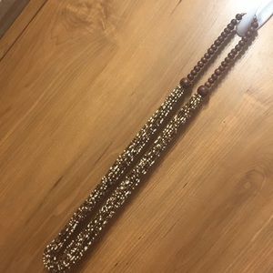 Long beaded necklace